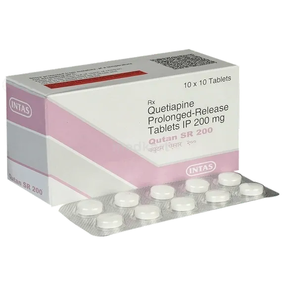 qutan sr 200mg tablet 10's